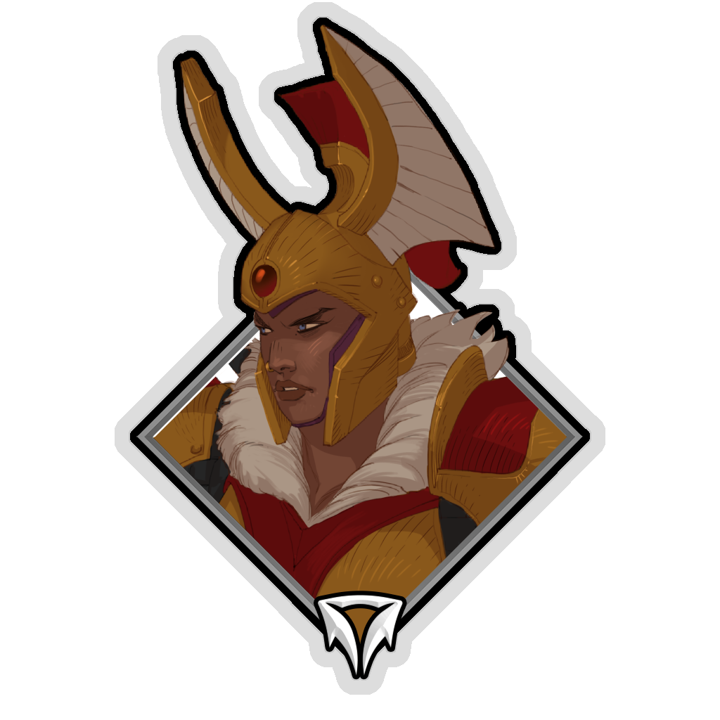 Gold Crownfall Sticker - Legion Commander