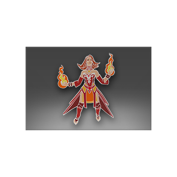 free dota2 item Genuine Classic Pin: Lina