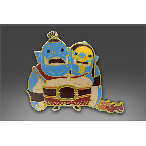 Genuine Pin Ogre Magi Dota 2 In Game Items Gameflip