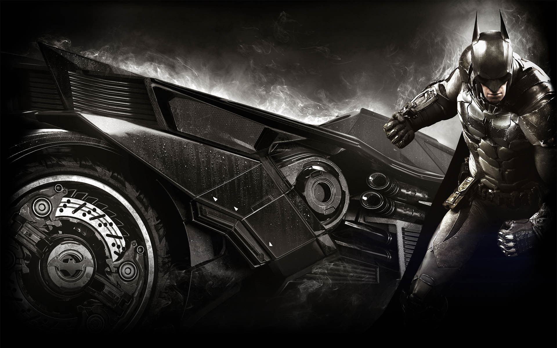 Batman Arkham Knight - Batmobile Wall Mural