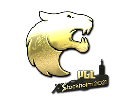 Sticker | FURIA (Gold) | Stockholm 2021