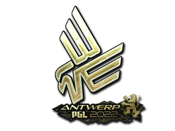 Sticker | Bad News Eagles (Gold) | Antwerp 2022
