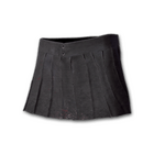 Pleated Mini-skirt (Black)