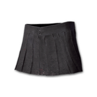 Pleated Mini-skirt (Black)