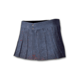 free pubg skin Pleated Mini-skirt (Blue)