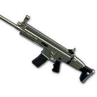 Silver Plate - SCAR-L