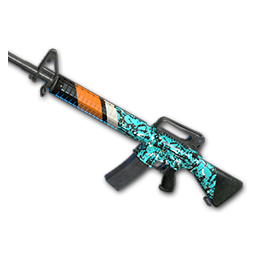 free pubg skin Turquoise Delight - M16A4
