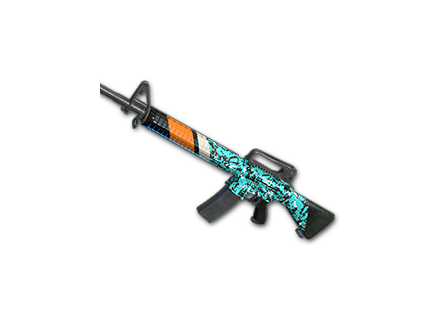 Skin Tracker Pubg Raider Crate - turquoise delight m16a4