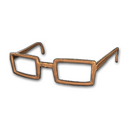 Horn-rimmed Glasses (Brown)
