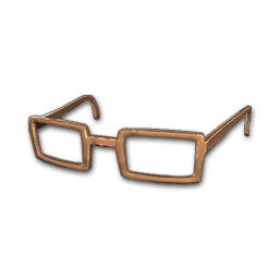 free pubg skin Horn-rimmed Glasses (Brown)