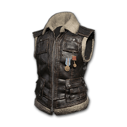 free pubg skin Sleeveless Biker Jacket (Black)