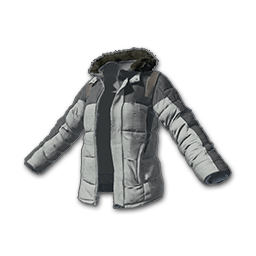 free pubg skin Padded Jacket (Gray)