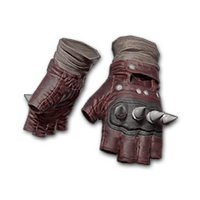 Punk Knuckle Gloves (Red)