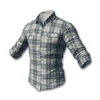 checked shirt (white)