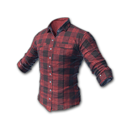 free pubg skin Checked Shirt (Red)