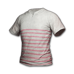 free pubg skin Striped T-shirt (Pink)