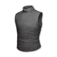 Sleeveless Turtleneck Top (Gray)