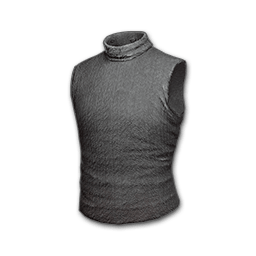 free pubg skin Sleeveless Turtleneck (Gray)