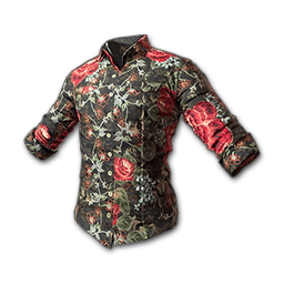 free pubg skin Floral Shirt (Black)