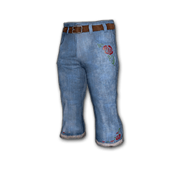 free pubg skin Denim Bootcut Pants