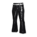 Leather Bootcut Pants