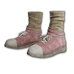  PUBG: BATTLEGROUNDS: Hi-top Canvas Sneakers (Pink) Image