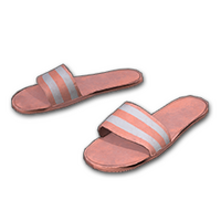 Striped Slippers (Pink)