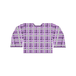 free unturned item Light Purple Plaid Shirt