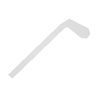 Electric White Hockey Stick