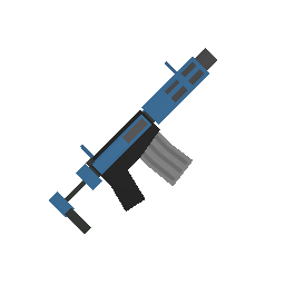 free unturned item 0 Kelvin Blue PDW w/ Player Killcounter