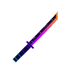 Retrowave Katana w/ Killcounter