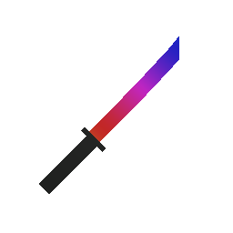 Electric Rainbow Katana