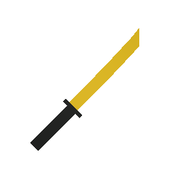 Yellow Katana w/ Killcounter