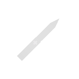 White Pocketknife w/ Player Killcounter