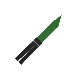 free unturned item Green Butterfly Knife