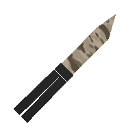 Blossoming Desert Butterfly Knife