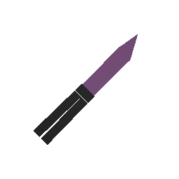 Purple Butterfly Knife w/ Player Killcounter
