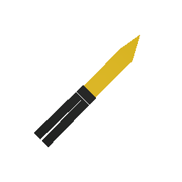 free unturned item Yellow Butterfly Knife
