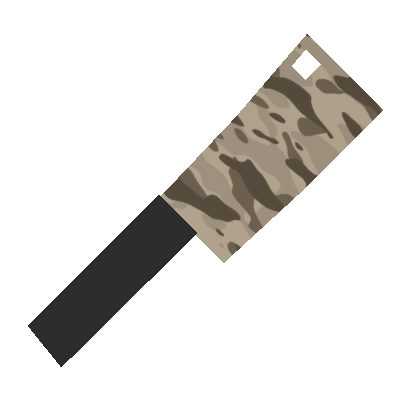 Bubbling Desert Butcher Knife