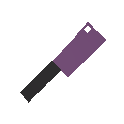 Purple Butcher Knife