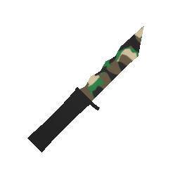 free unturned item Scrubbrush Military Knife w/ Killcounter