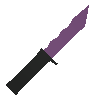Bubbling 0 Kelvin Purple Military Knife
