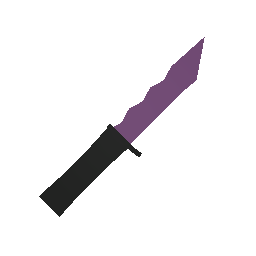 Purple Military Knife