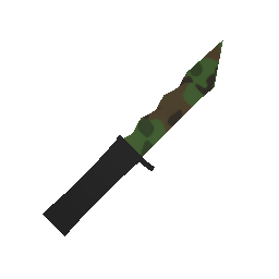 Woodland Military Knife