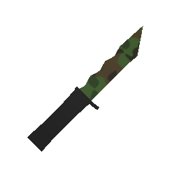 Woodland Military Knife w/ Player Killcounter