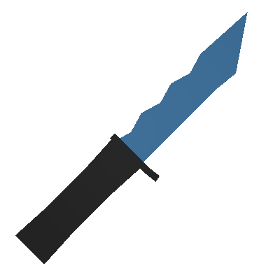 Confetti Blue Military Knife