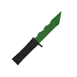 free unturned item Green Military Knife