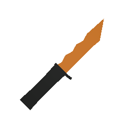 Orange Military Knife