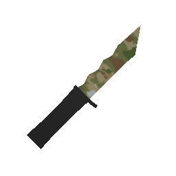 free unturned item Multicam Military Knife w/ Killcounter