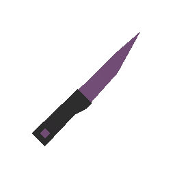 Purple Kitchen Knife